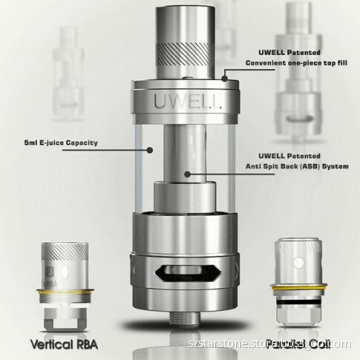 Hot sale 5ml capacity sub ohm tank 100% original uwell rafale tank in stock